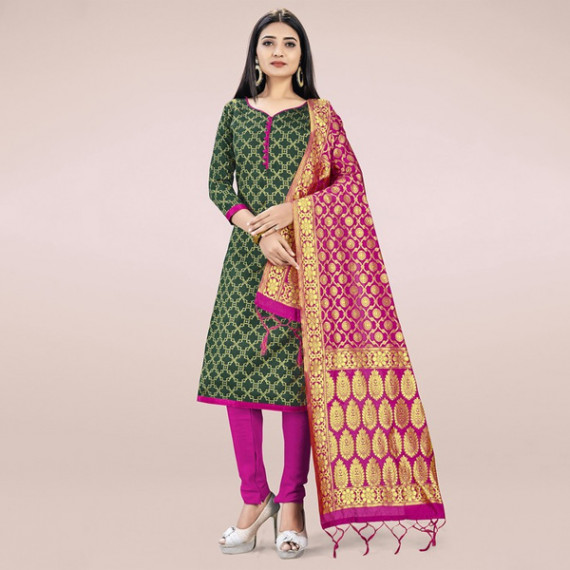 https://weardropz.com/products/green-pink-unstitched-dress-material