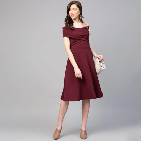 https://weardropz.com/products/off-shoulder-pleated-fit-flare-dress
