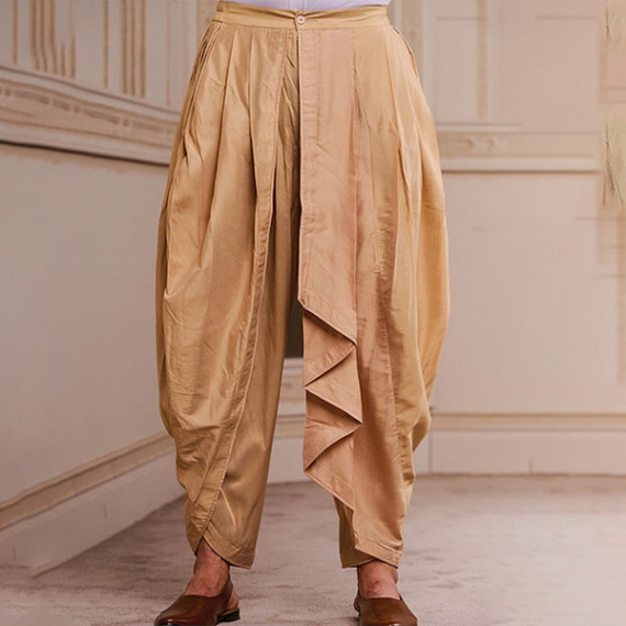 https://weardropz.com/products/men-beige-solid-draped-dhoti-pants