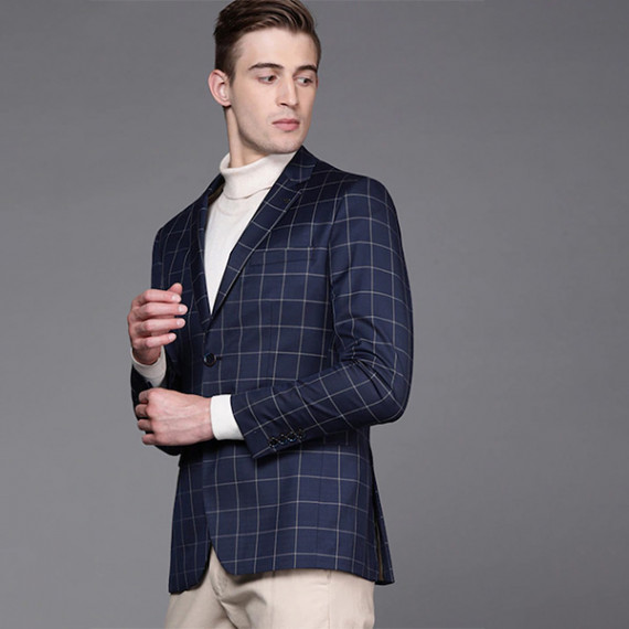 https://weardropz.com/products/men-navy-blue-beige-slim-fit-checked-single-breasted-smart-casual-blazer