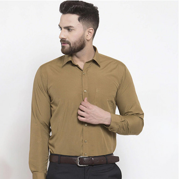 https://weardropz.com/products/men-khaki-slim-fit-solid-formal-shirt