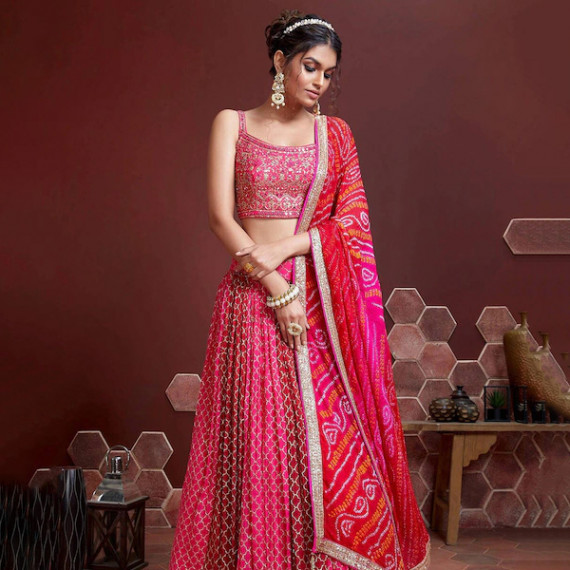 https://weardropz.com/products/pink-white-embellished-thread-work-semi-stitched-lehenga-unstitched-blouse-with-dupatta